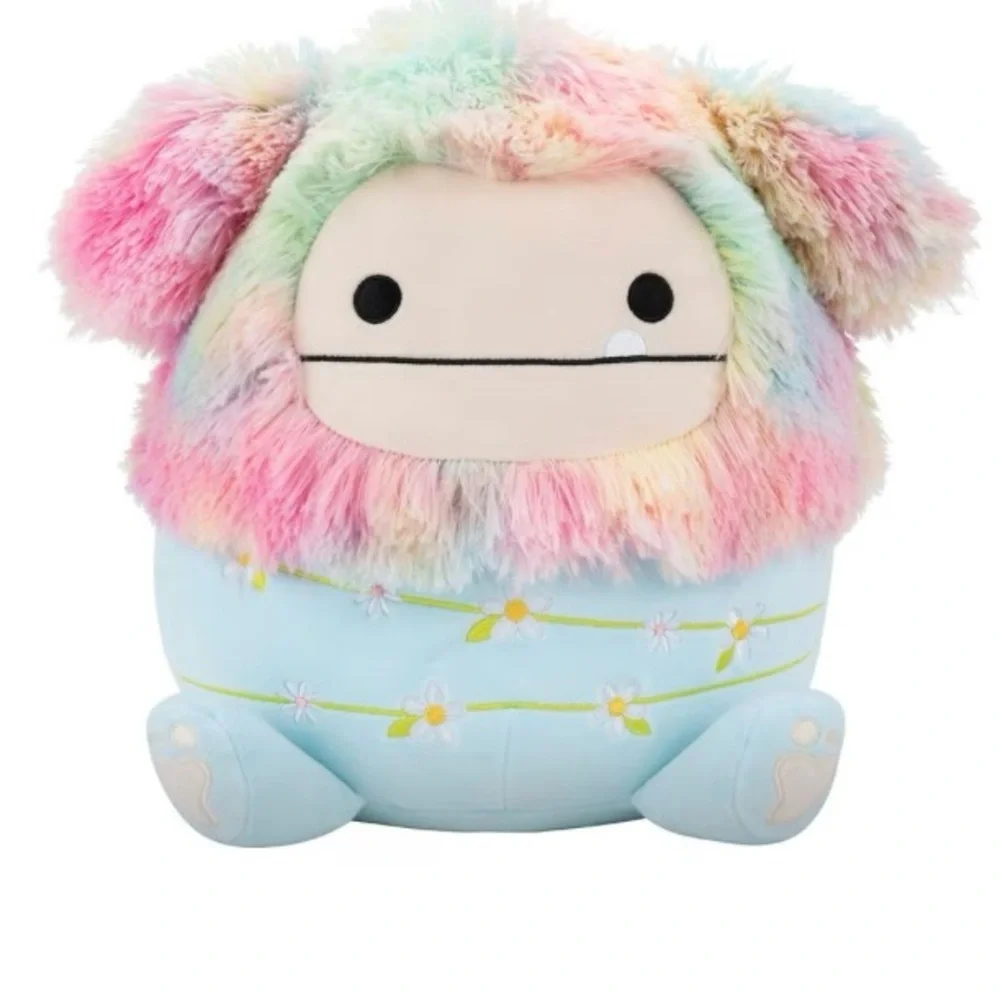 Squishmallows NWT Zozo - Bigfoot Wrapped With Flower Stems 16”